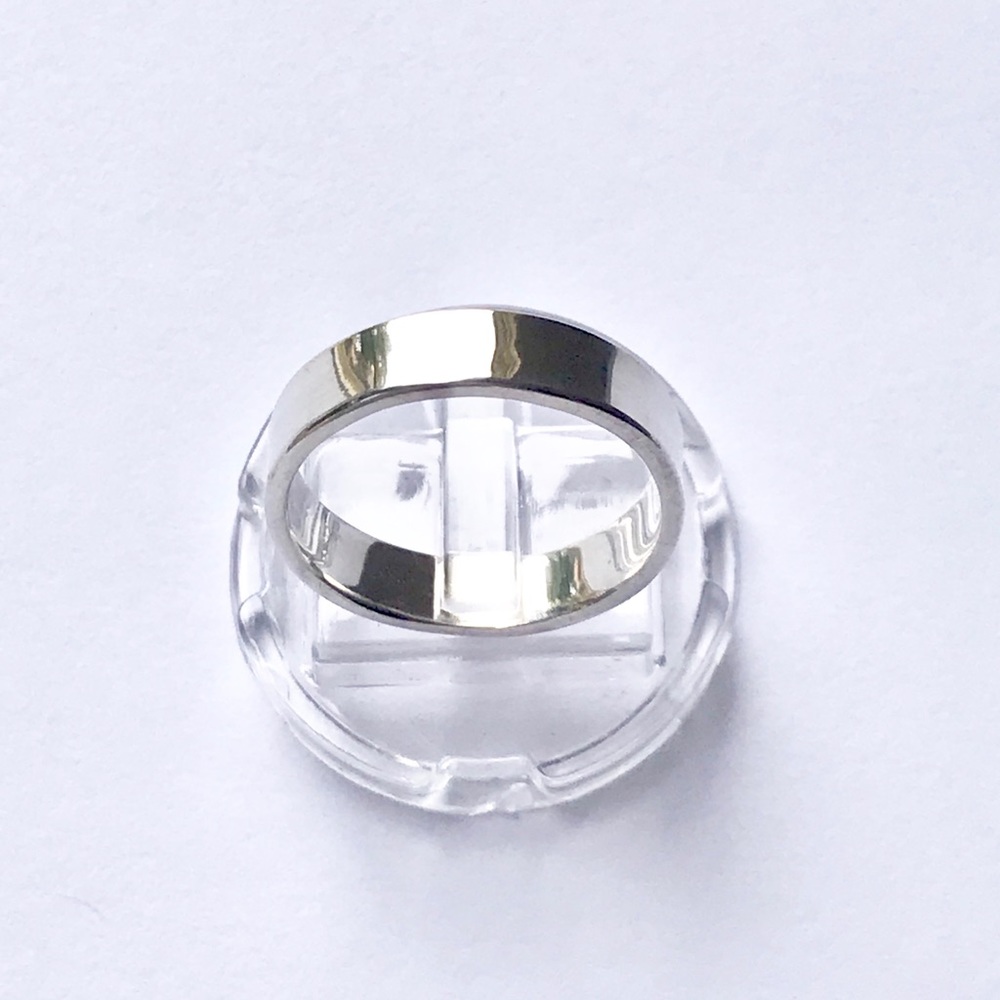 Argentium Sterling Silver Ring .950